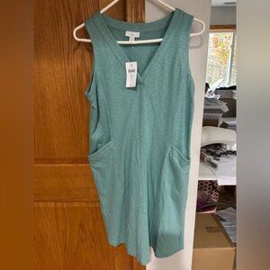 NWT! J. Jill Sage Sleeveless Maxi Dress